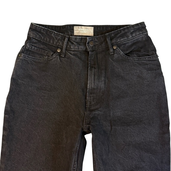 Everlane Womens The Original Cheeky Jeans Stretch Coal Black Size 27 #1864 - Picture 4 of 10